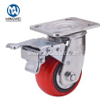 4 Inch Plate Caster Wheel With Brake